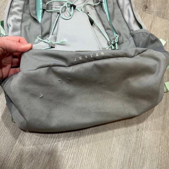 The North Face Women’s Jester Gray Blue Athletic Backpack - Picture 4 of 8